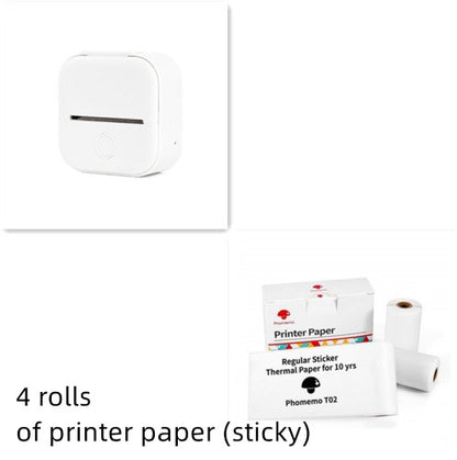 Mini Bluetooth Thermal Printer — Portable Inkless Photo & Label Maker