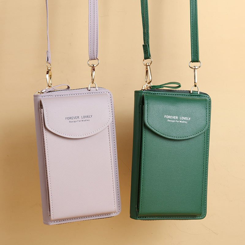 Trendy Letter-Design PU Leather Crossbody Bag for Daily Use