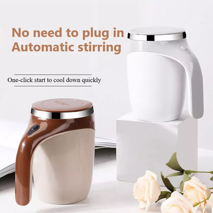 Rechargeable Automatic Self Stirring Coffee Mug – Magnetic Mixing Cup