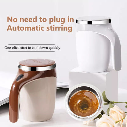 Rechargeable Automatic Self Stirring Coffee Mug – Magnetic Mixing Cup