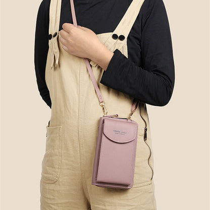 Trendy Letter-Design PU Leather Crossbody Bag for Daily Use