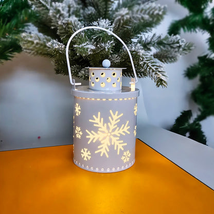 Christmas LED Candle Lantern – Nordic Holiday Decoration